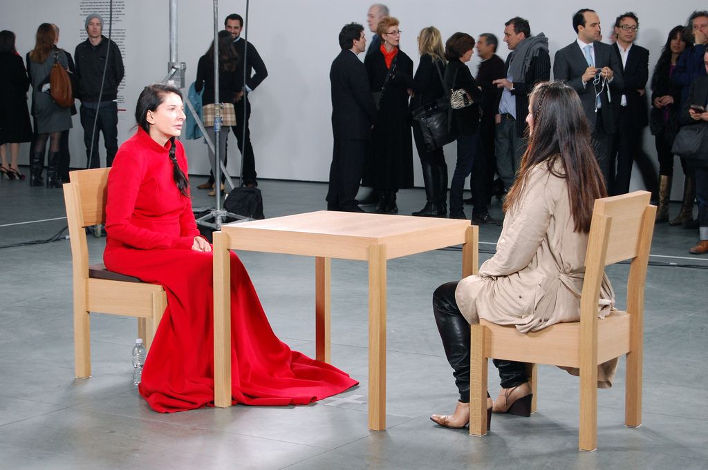 Exposition « Dimanche sans fin » + Marina Abramovic, Mutual Gaze 1